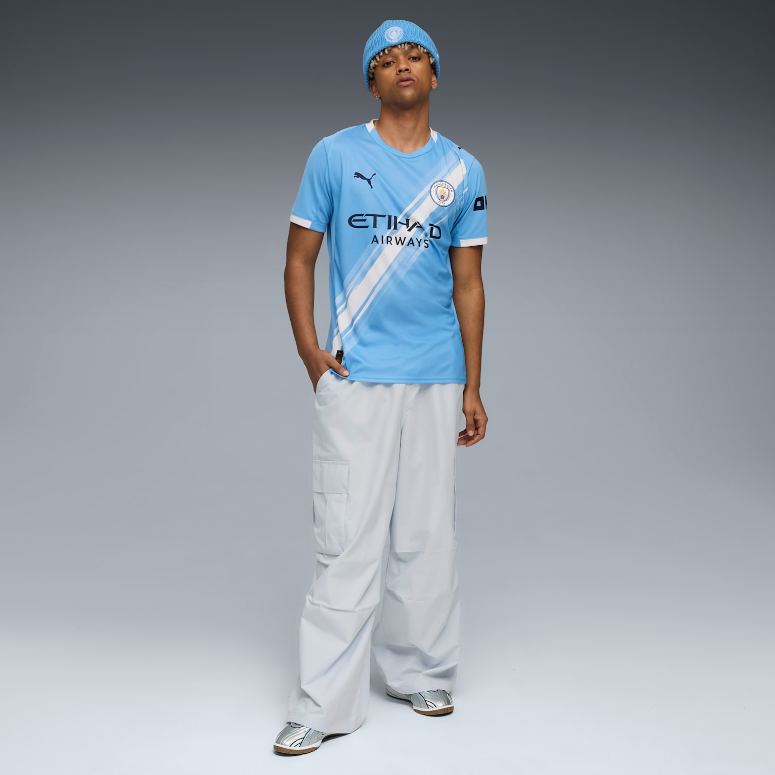  Áo Puma Manchester City 25/26 Home Jersey 'Blue' 