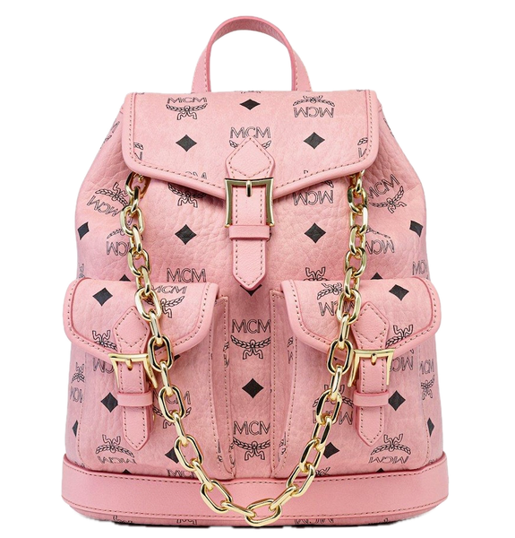  Balo MCM Aren Drawstring Backpack 'Soft Pink' 