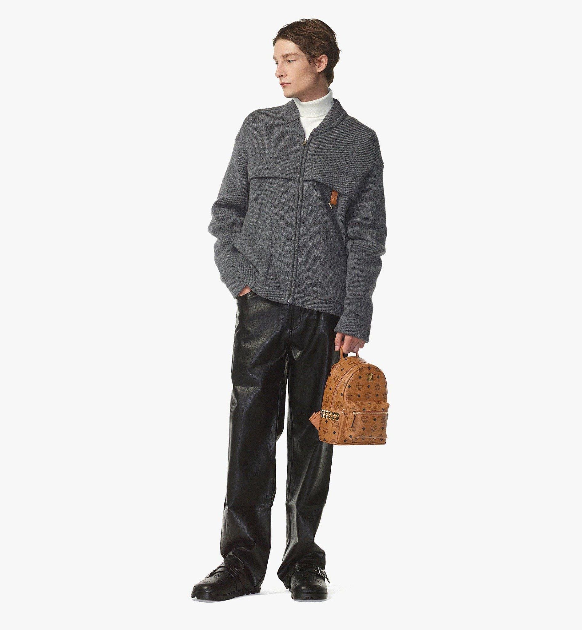  Balo MCM Stark Side Studs Backpack 'Cognac' 