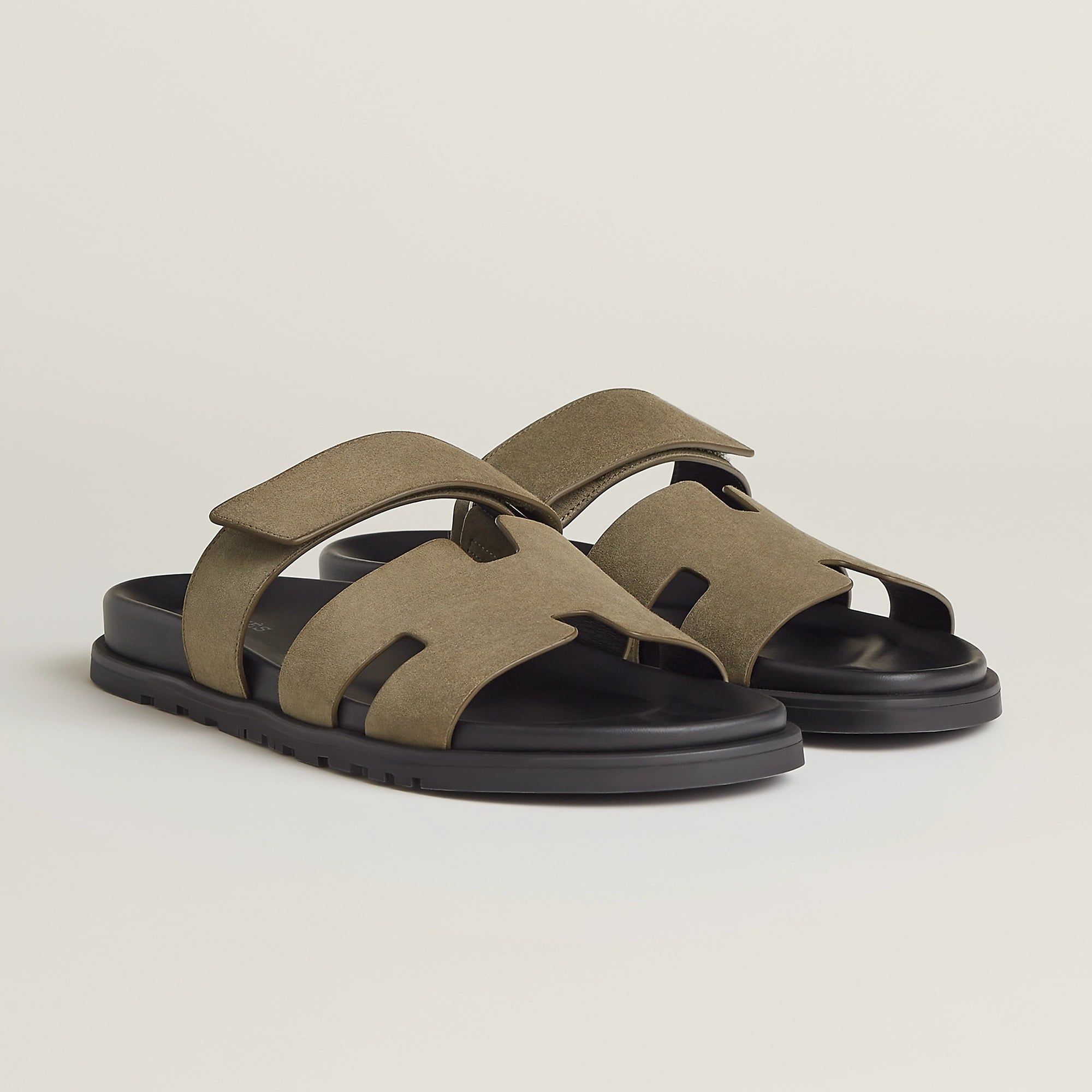  Dép Nam Hermes Chypre Sandal 'Vert Toundra' 