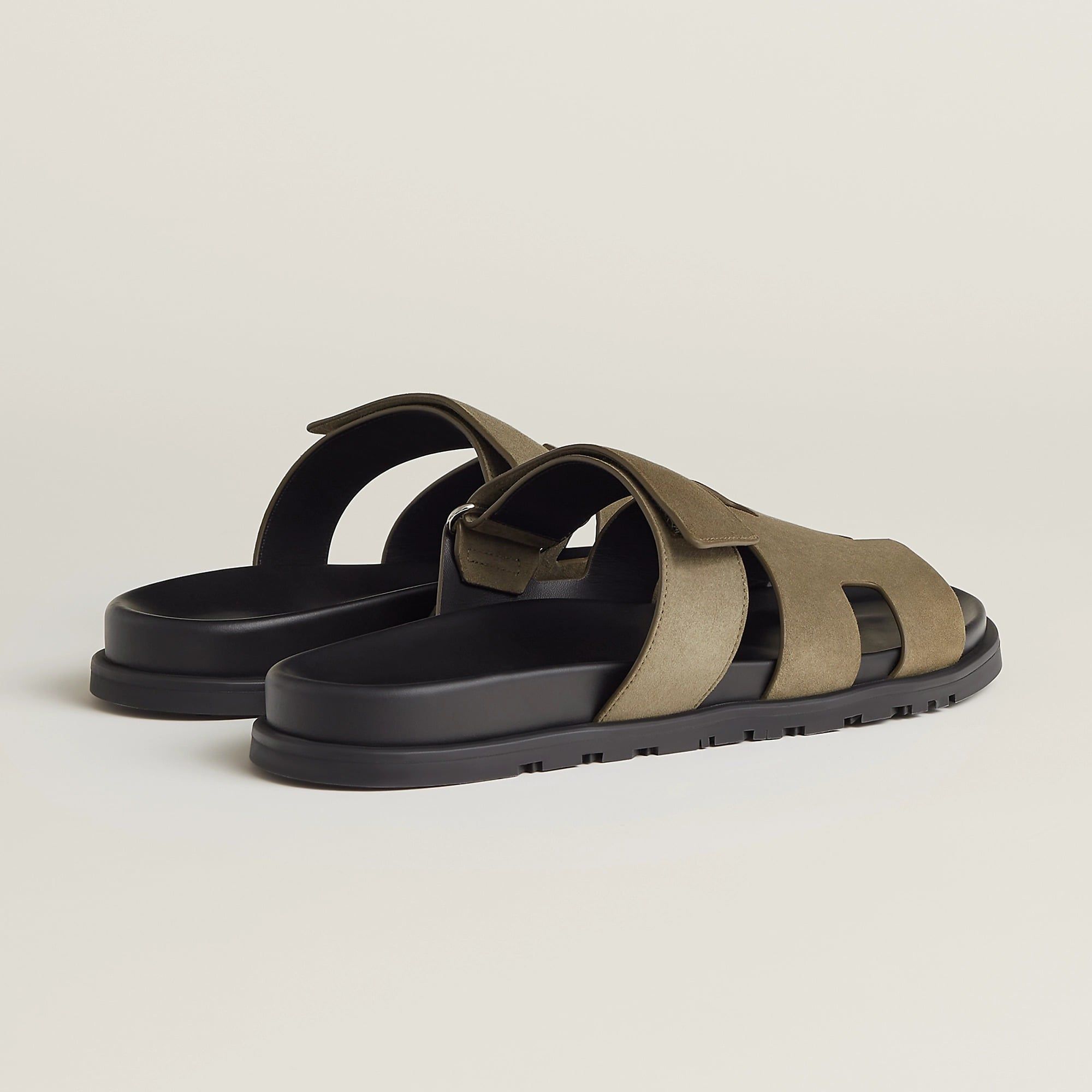 Dép Nam Hermes Chypre Sandal 'Vert Toundra' 