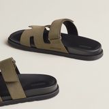  Dép Nam Hermes Chypre Sandal 'Vert Toundra' 