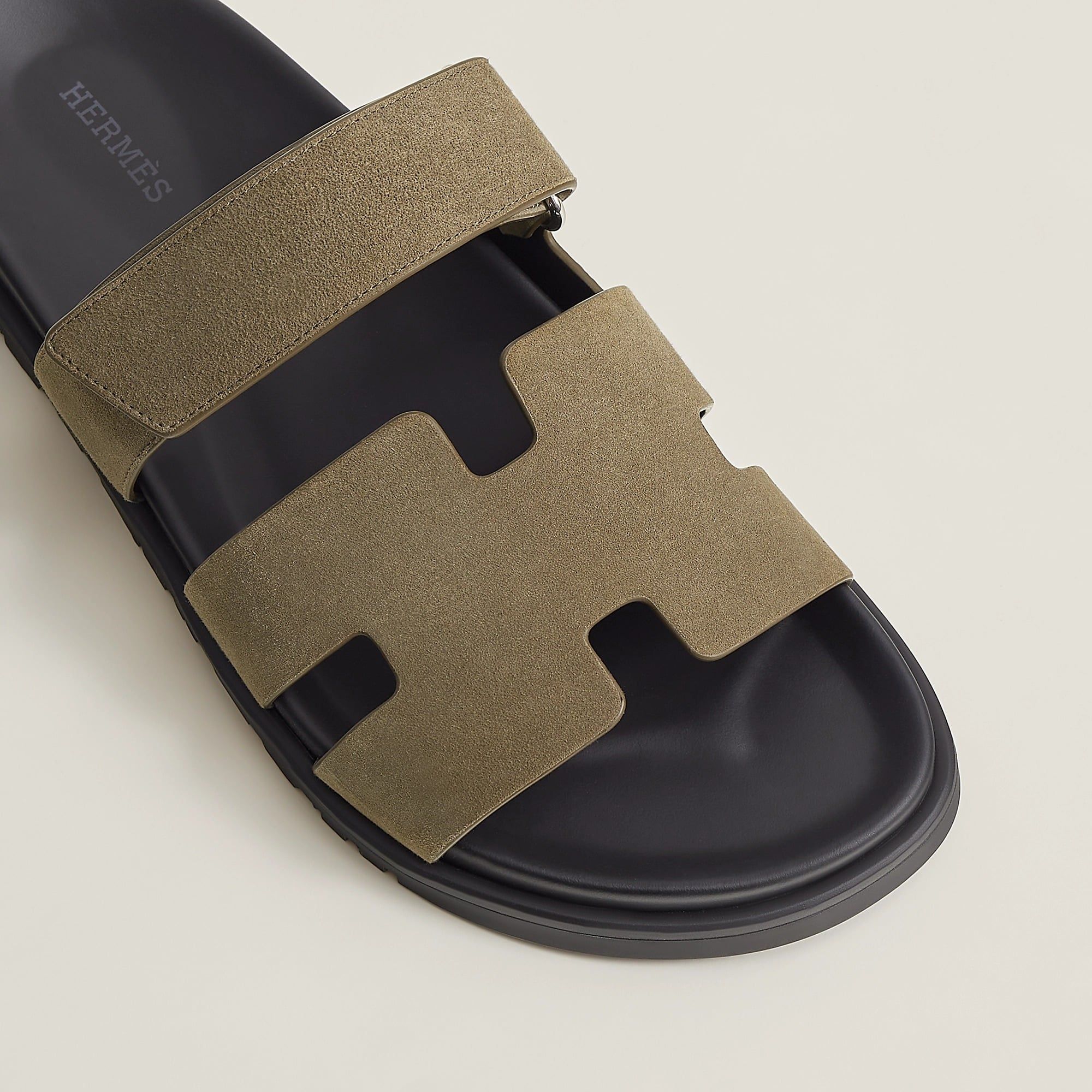  Dép Nam Hermes Chypre Sandal 'Vert Toundra' 