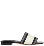  Dép Nữ Gucci Slide Sandal With Web 'Black' 