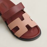  Dép Nữ Hermes Chypre Sandal 'Beige Perlino' 