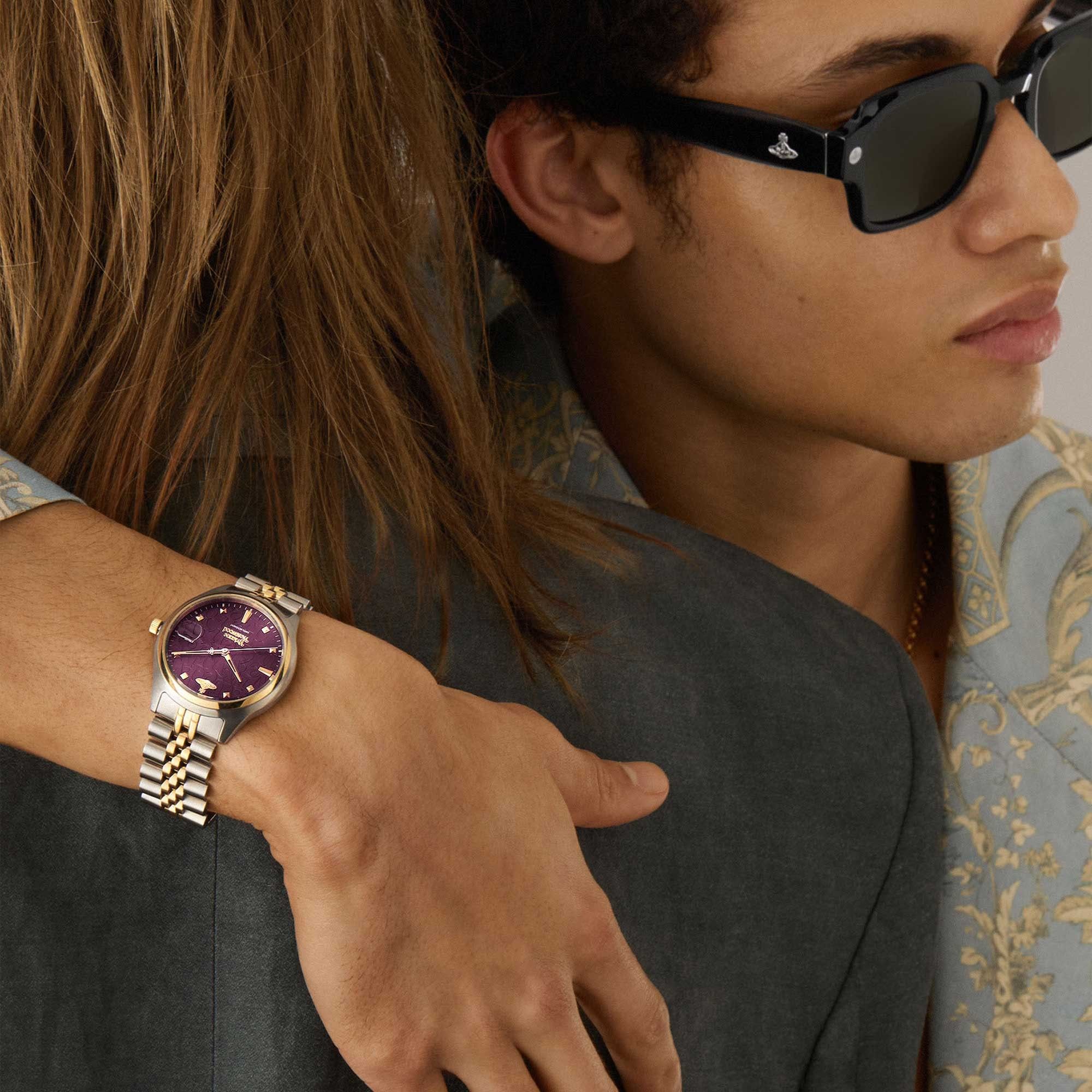  Đồng Hồ Vivienne Westwood Camberwell 'Demi Gold' 