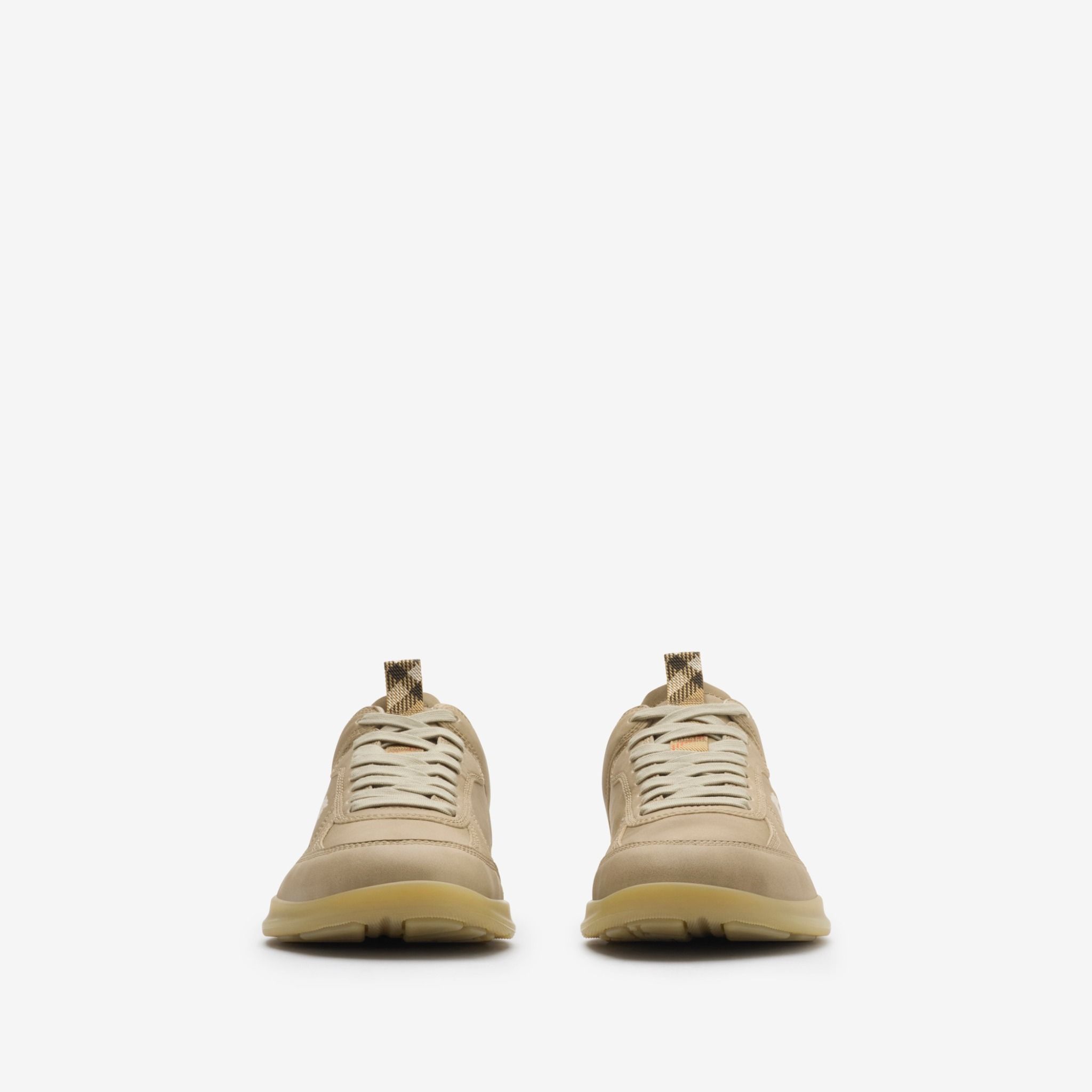  Giày Nam Burberry Leather Matrix Sneakers 'Stock' 