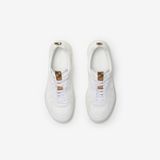  Giày Nam Burberry Leather Matrix Sneakers 'White' 