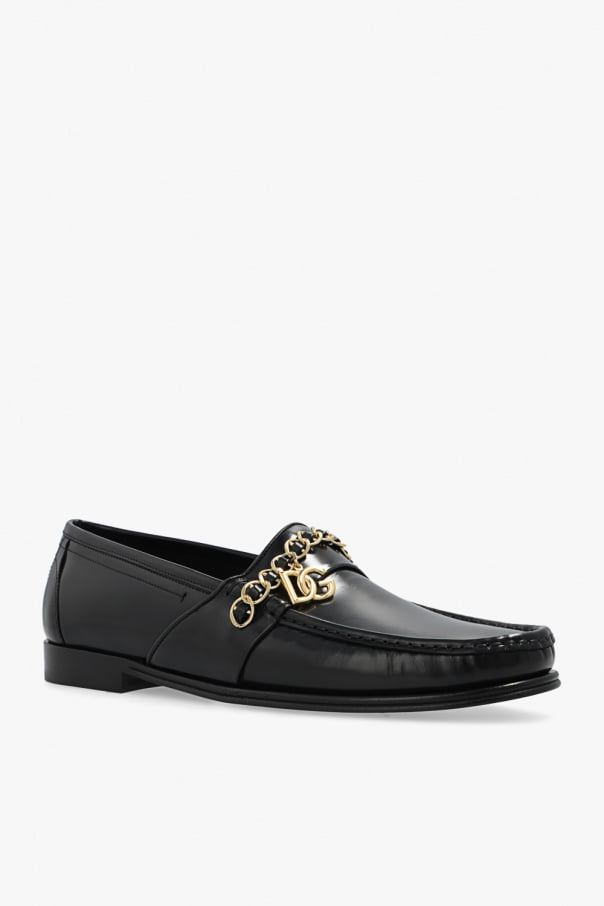  Giày Nam Dolce & Gabbana Chain-trim 'Black' 