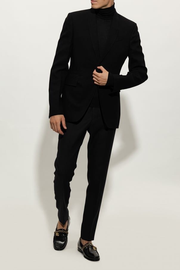  Giày Nam Dolce & Gabbana Chain-trim 'Black' 