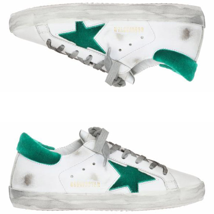  Giày Nam Golden Goose Superstar 'White Green' 