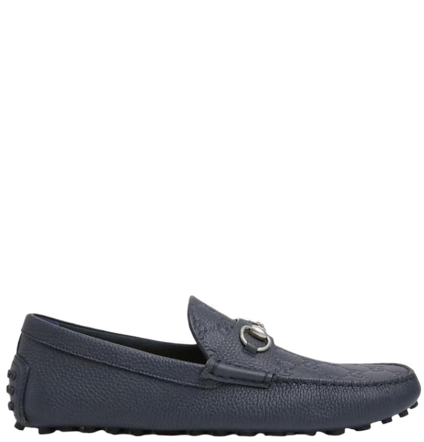  Giày Nam Gucci Driver With Horsebit 'Blue' 