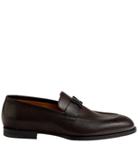  Giày Nam Hermes Honoré Moccasin 'Ebony Brown' 