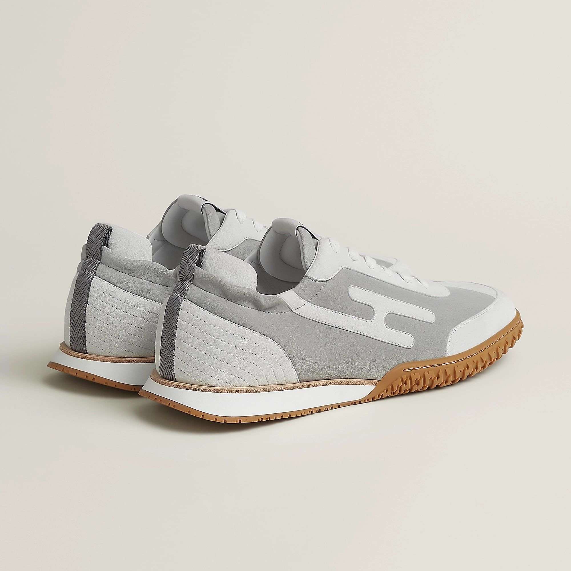  Giày Nam Hermes Jet Sneaker 'Gris Arctique' 