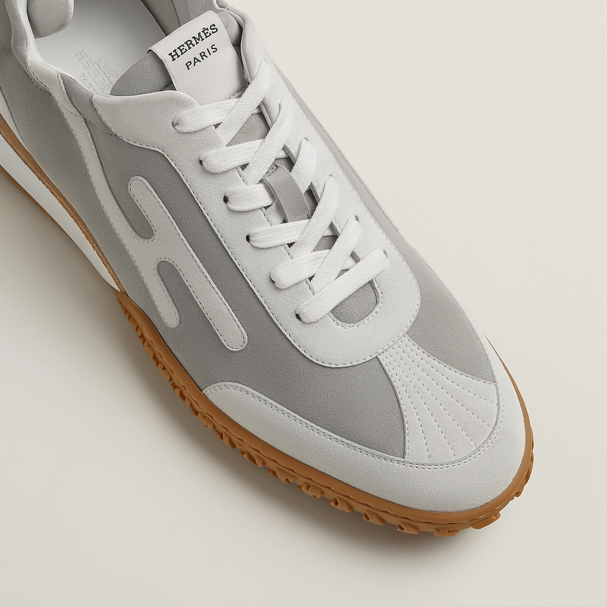  Giày Nam Hermes Jet Sneaker 'Gris Arctique' 