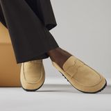  Giày Nam Hermes Lazy Loafer 'Beige Albâtre' 