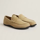  Giày Nam Hermes Lazy Loafer 'Beige Albâtre' 