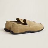  Giày Nam Hermes Lazy Loafer 'Beige Albâtre' 