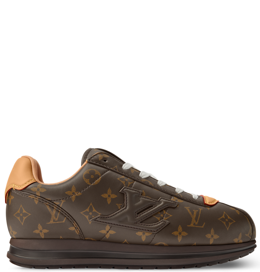  Giày Nam Louis Vuitton LV Buttersoft Trainers 'Brown' 