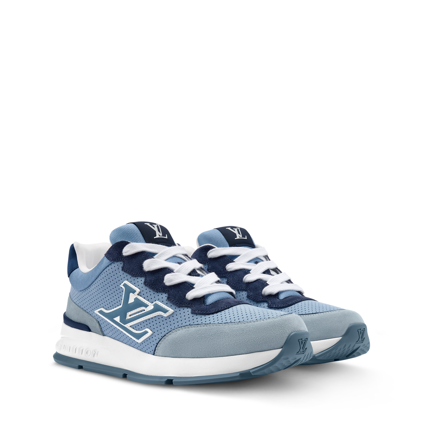  Giày Nam Louis Vuitton LV Classic Trainers 'Blue' 