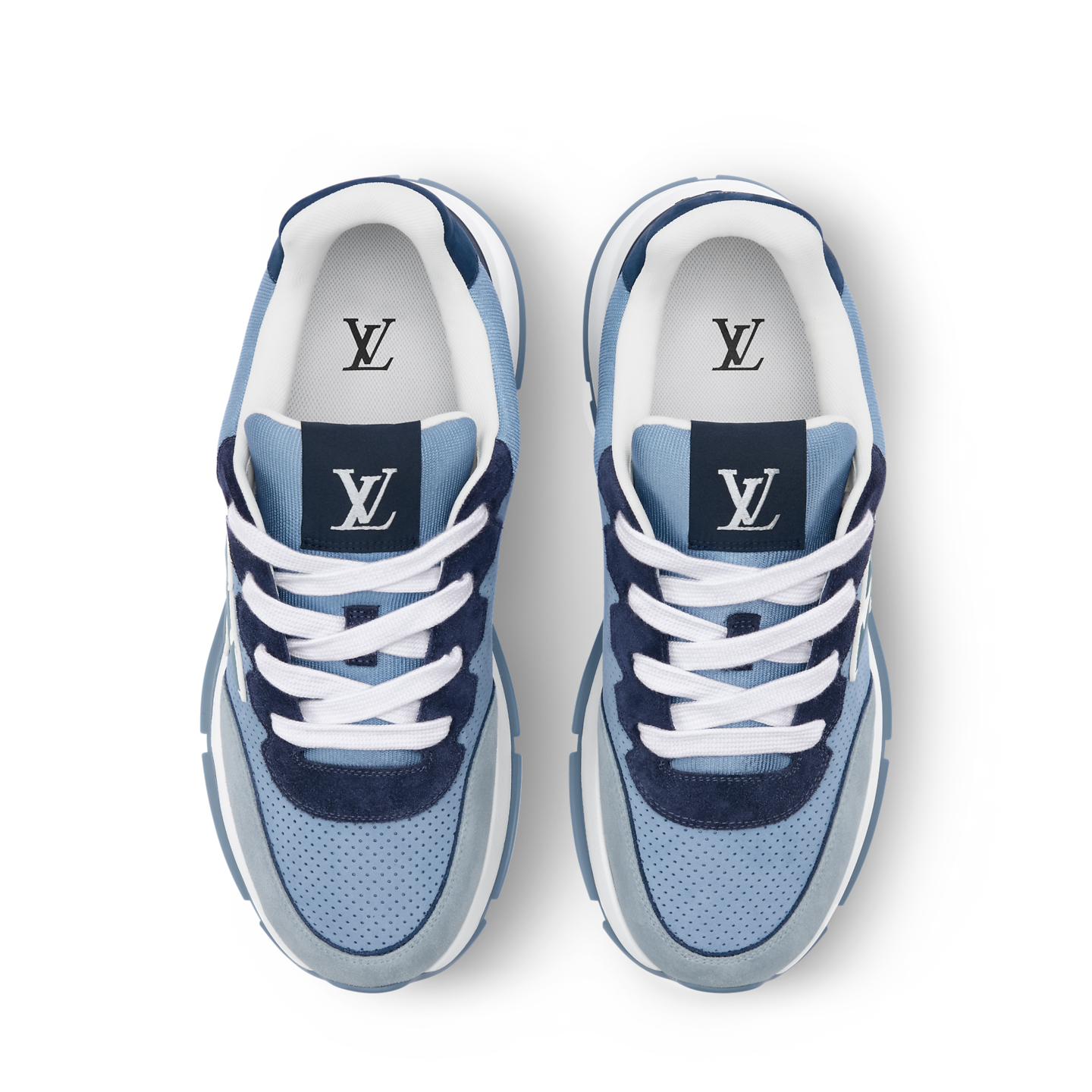  Giày Nam Louis Vuitton LV Classic Trainers 'Blue' 
