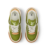  Giày Nam Louis Vuitton LV Tilted Trainers 'Green' 