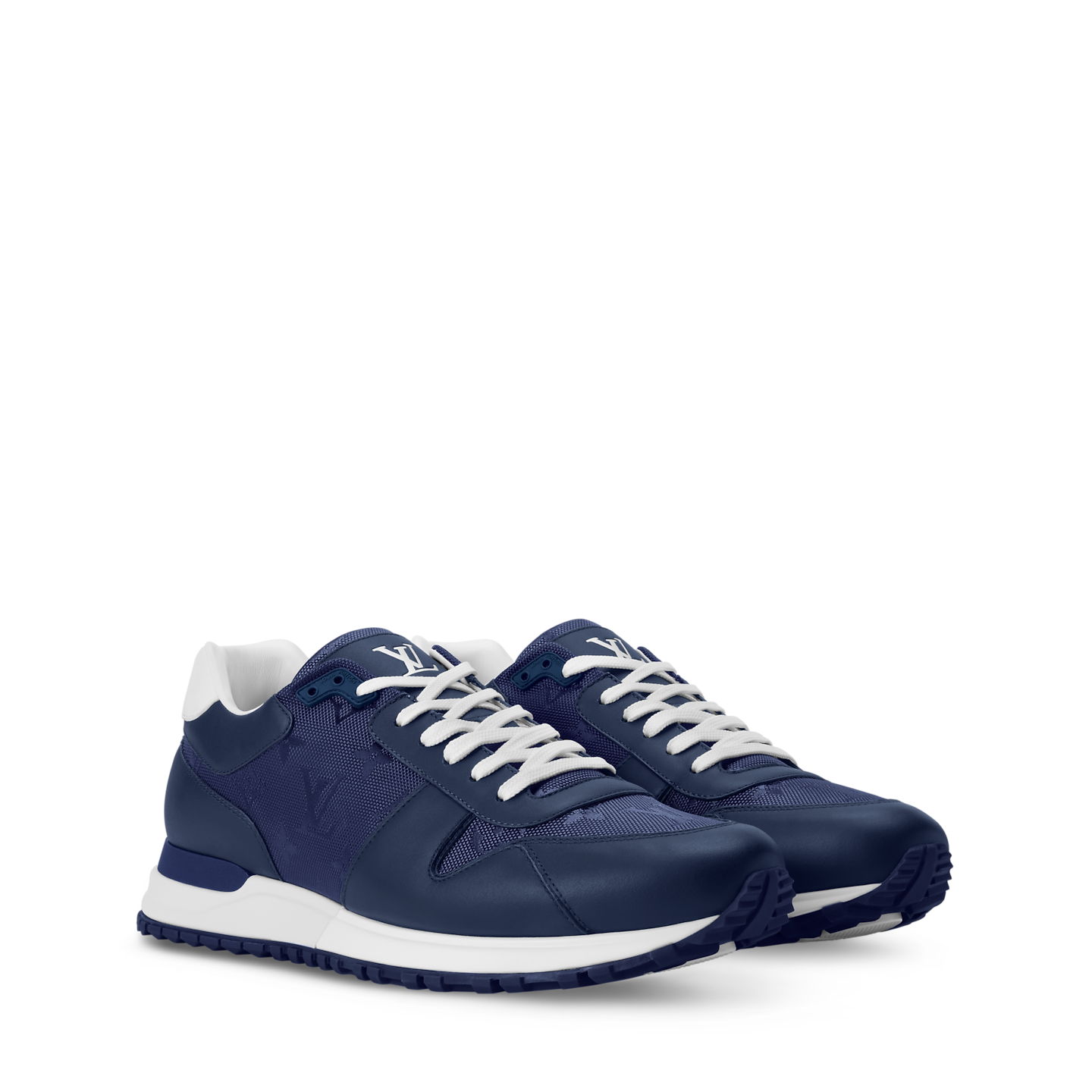  Giày Nam Louis Vuitton Run Away Trainers 'Marine' 