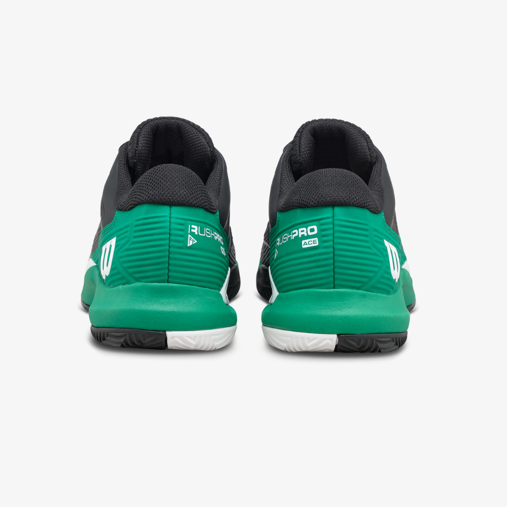 Giày Nam Wilson Rush Pro Ace Clay 'Black Green' 