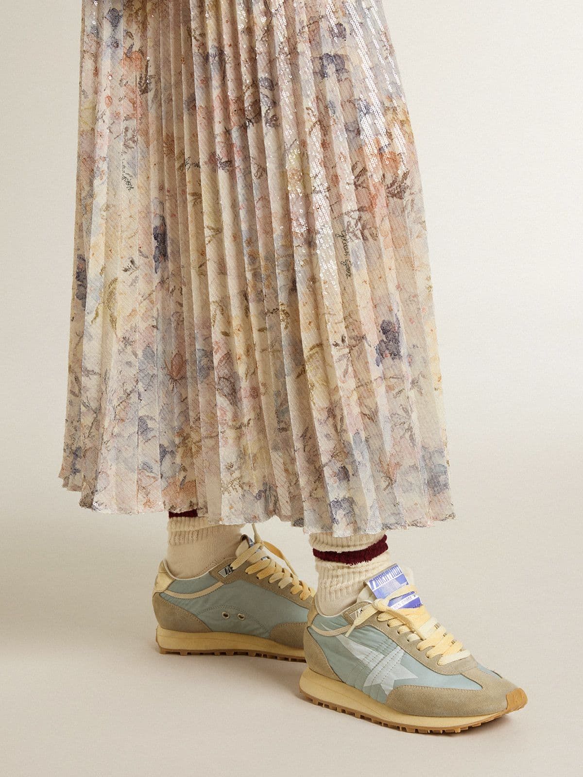  Giày Nữ Golden Goose Marathon 'Blue' 
