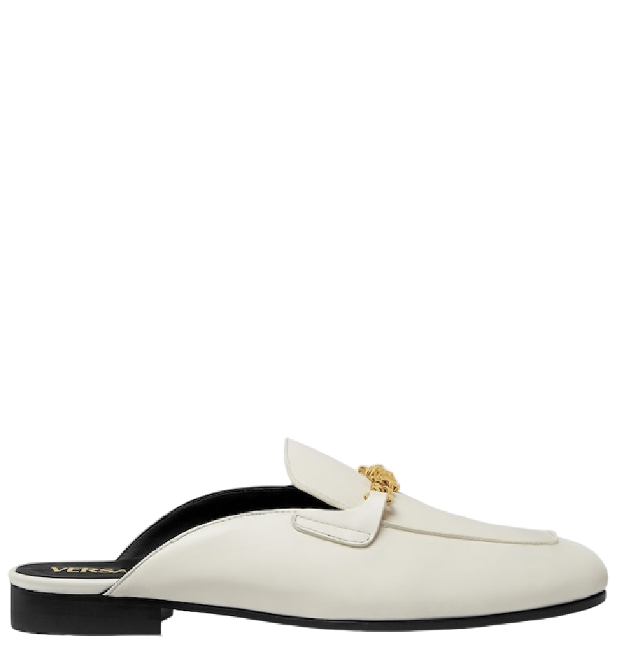  Giày Nữ Versace Medusa Loafers 'White' 