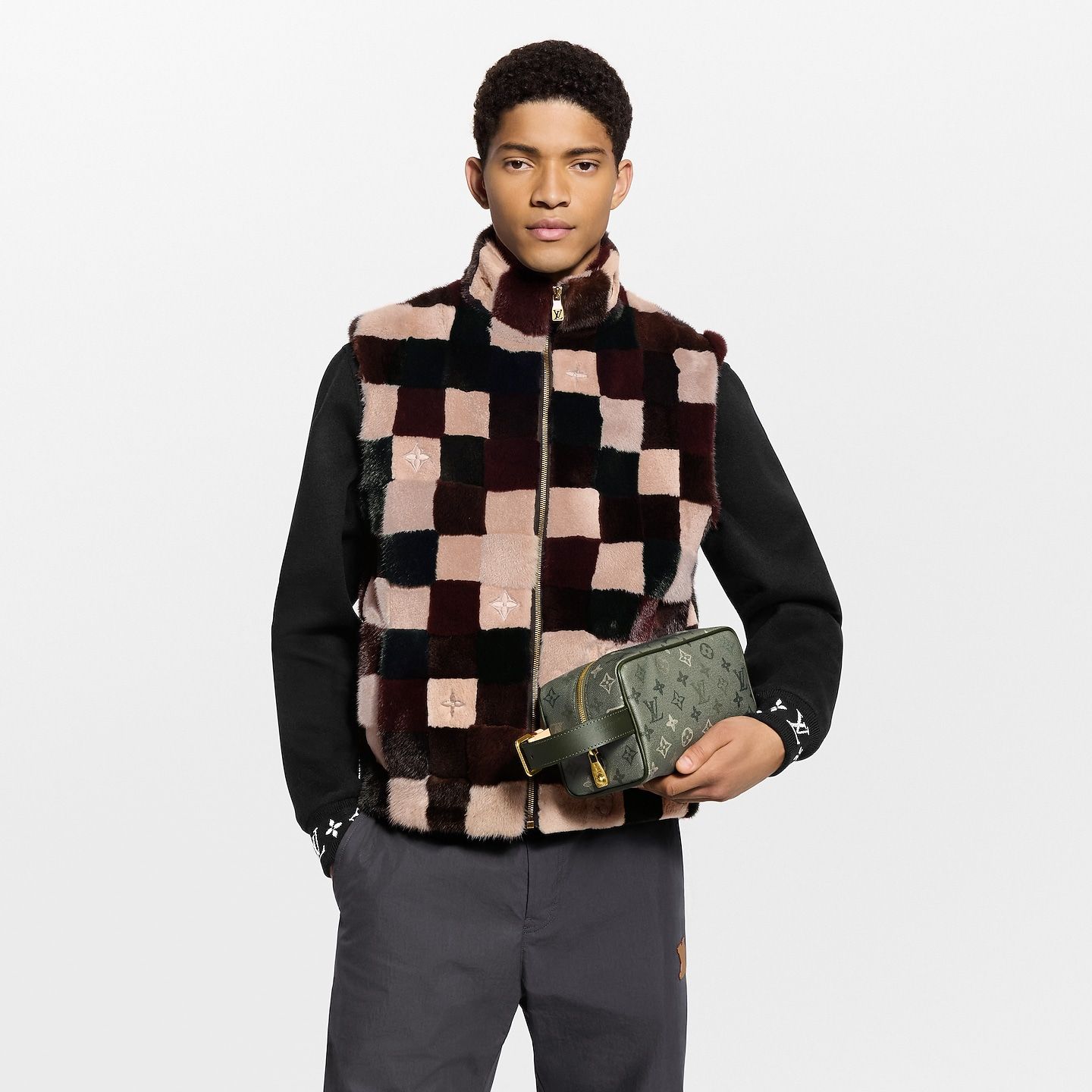  Túi Louis Vuitton Dopp Kit Toiletry Pouch 'Khaki' 