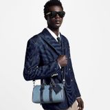  Túi Louis Vuitton Keepall Bandoulière 25 Bag 'Blue' 