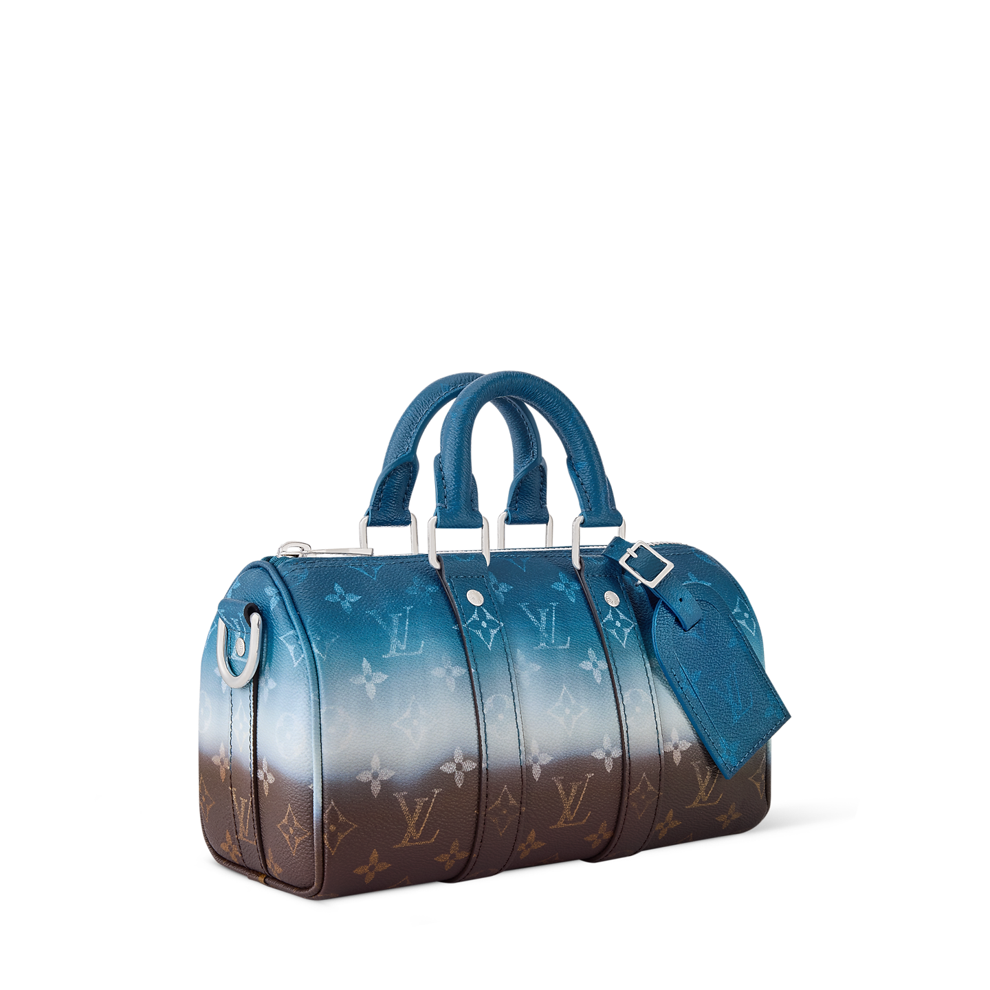  Túi Louis Vuitton Keepall Bandoulière 25 Bag 'Blue' 