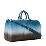  Túi Louis Vuitton Keepall Bandoulière 50 Bag 'Blue' 