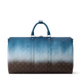  Túi Louis Vuitton Keepall Bandoulière 50 Bag 'Blue' 
