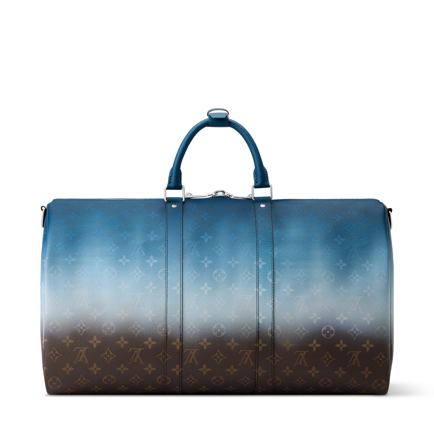  Túi Louis Vuitton Keepall Bandoulière 50 Bag 'Blue' 