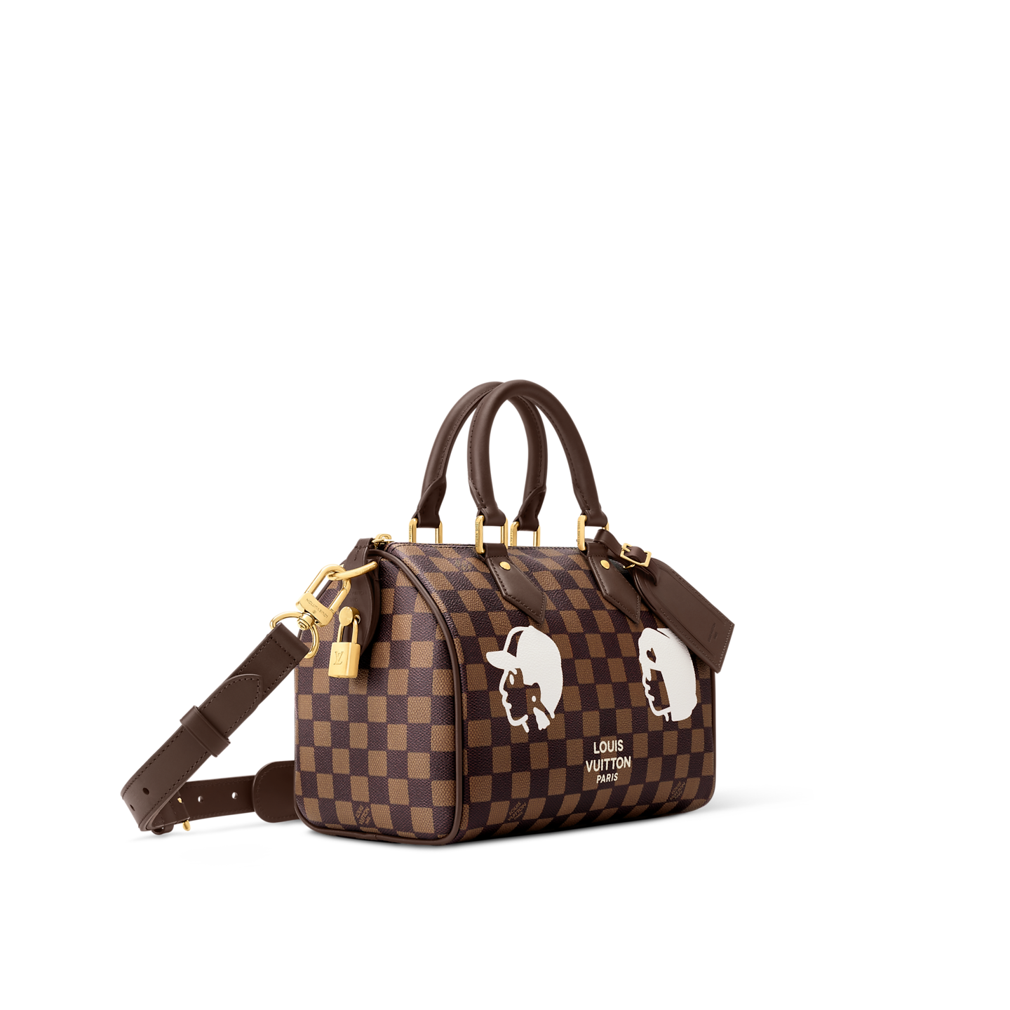  Túi Louis Vuitton Speedy 25 Bandoulière Bag 'Brown' 