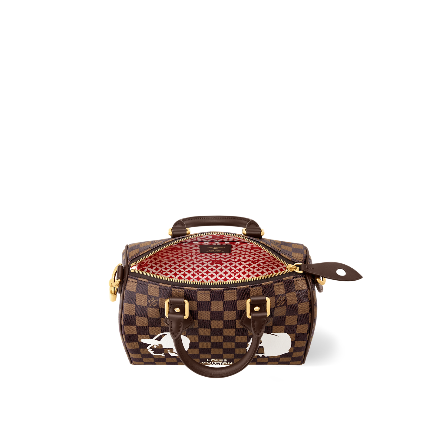  Túi Louis Vuitton Speedy 25 Bandoulière Bag 'Brown' 