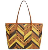  Túi MCM Studded Toni Top-Zip Shopper 'Cognac' 