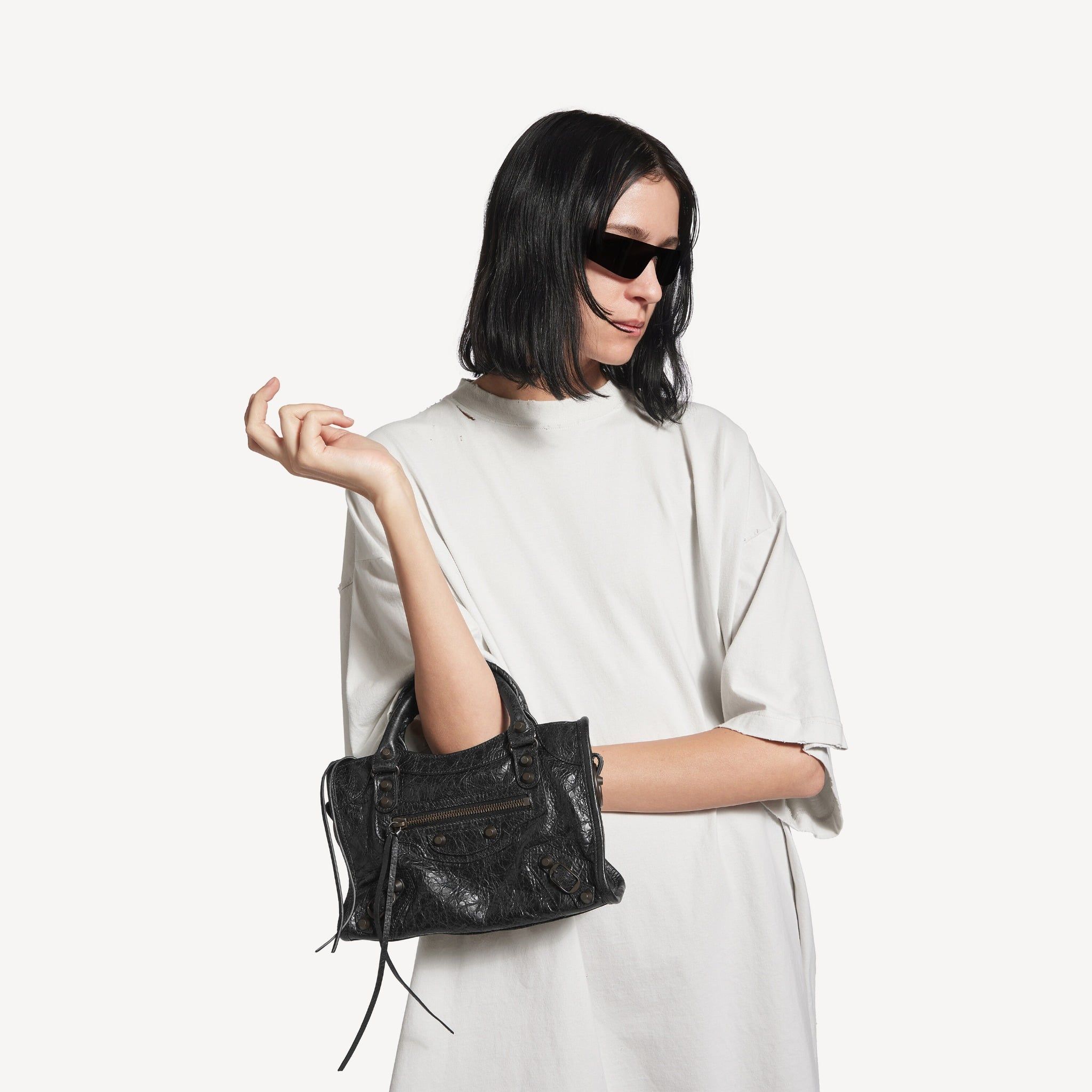  Túi Nữ Balenciaga Le City Bag Mini 'Black' 