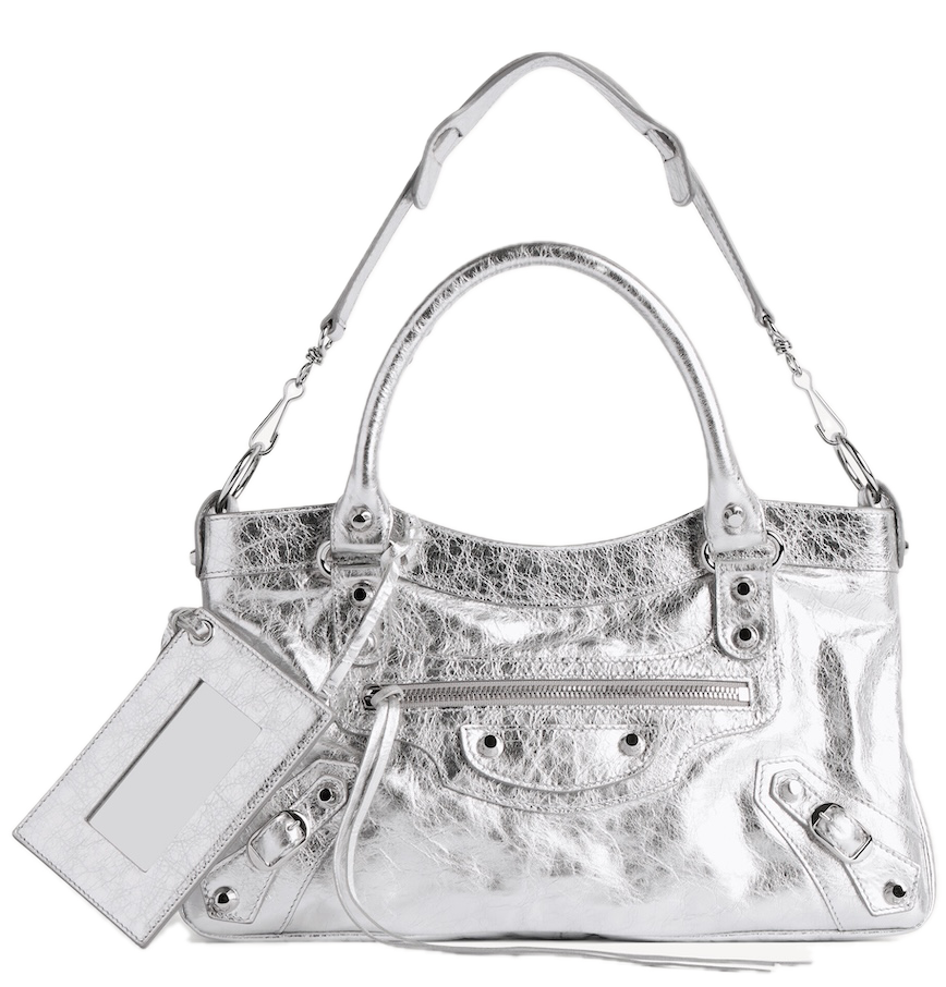  Túi Nữ Balenciaga Le City First Bag 'Silver' 