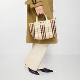  Túi Nữ Burberry Mini Bloomsbury Tote 'Light Beige' 