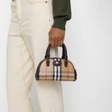  Túi Nữ Burberry Mini Highlands Bowling Bag​ 'Sand' 
