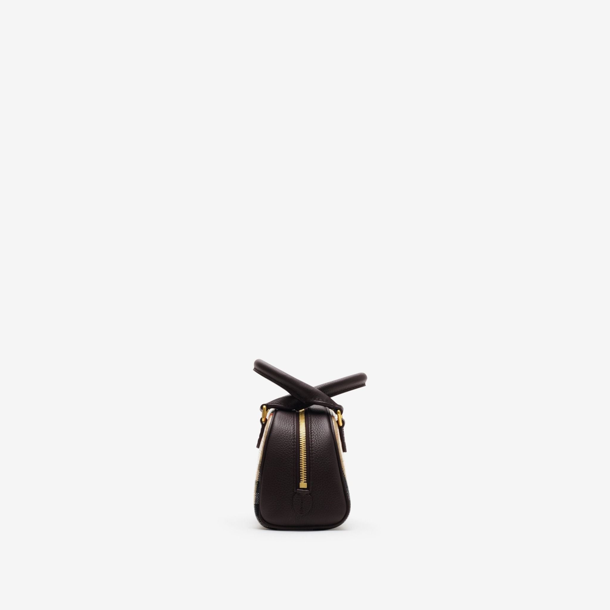  Túi Nữ Burberry Mini Highlands Bowling Bag​ 'Sand' 