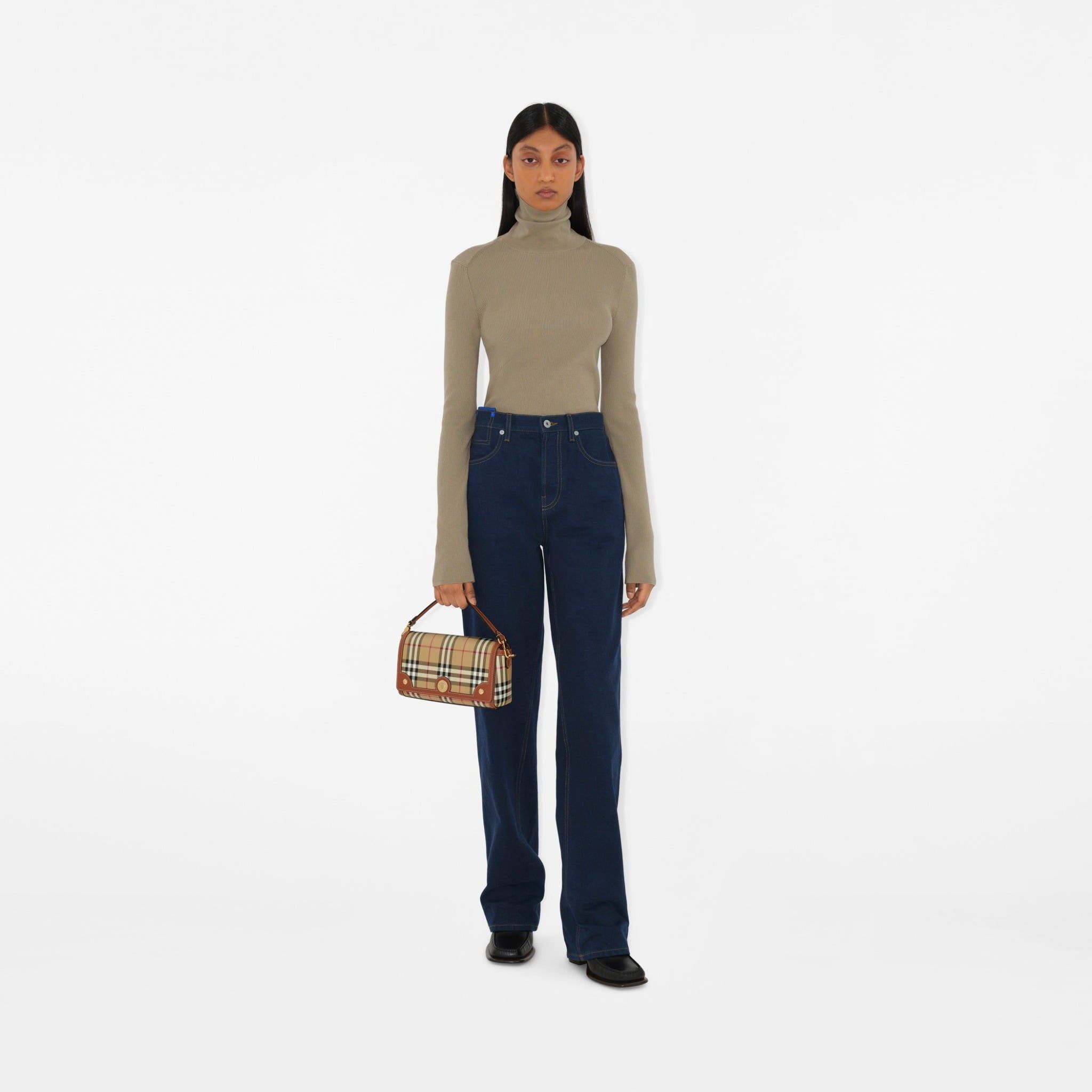  Túi Nữ Burberry Top Handle Note Bag 'Briar Brown' 