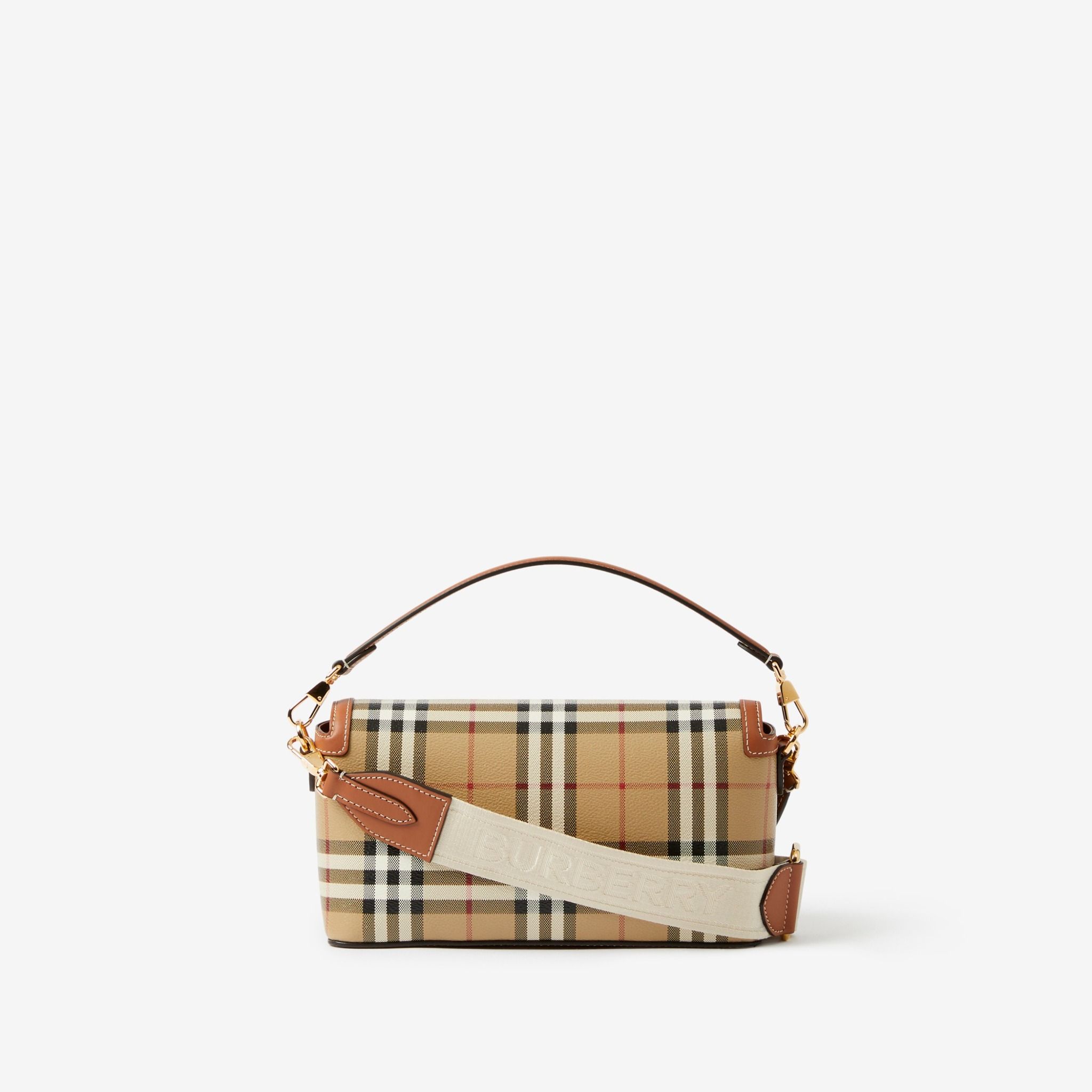  Túi Nữ Burberry Top Handle Note Bag 'Briar Brown' 