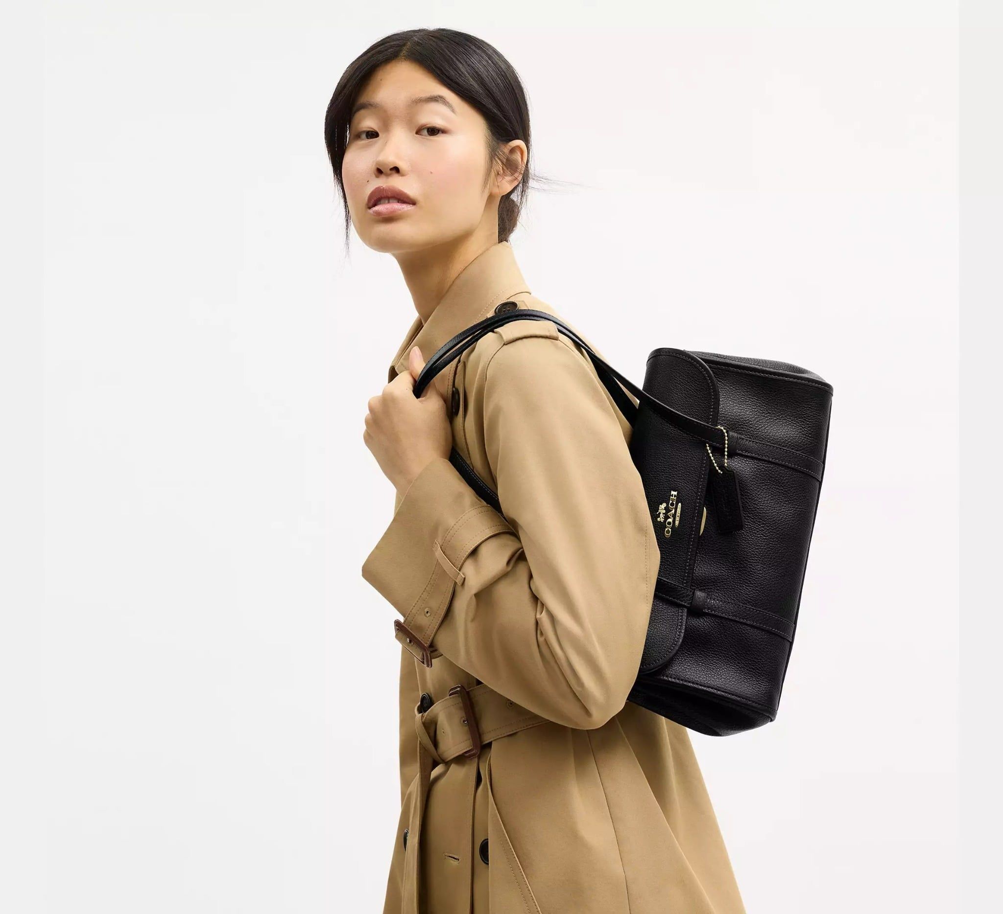  Túi Nữ Coach Bridget Flap Shoulder Bag 'Black' 