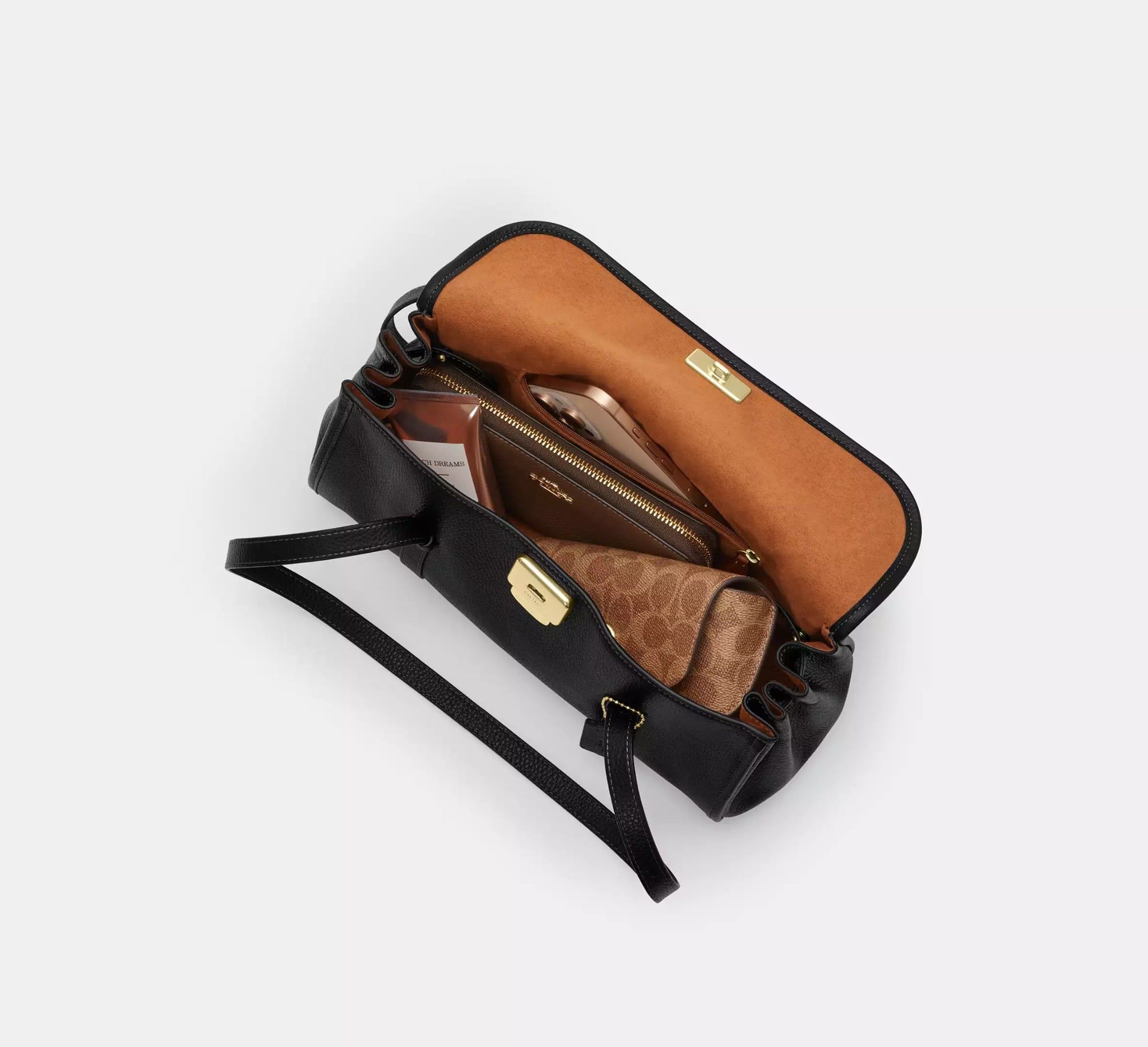  Túi Nữ Coach Bridget Flap Shoulder Bag 'Black' 