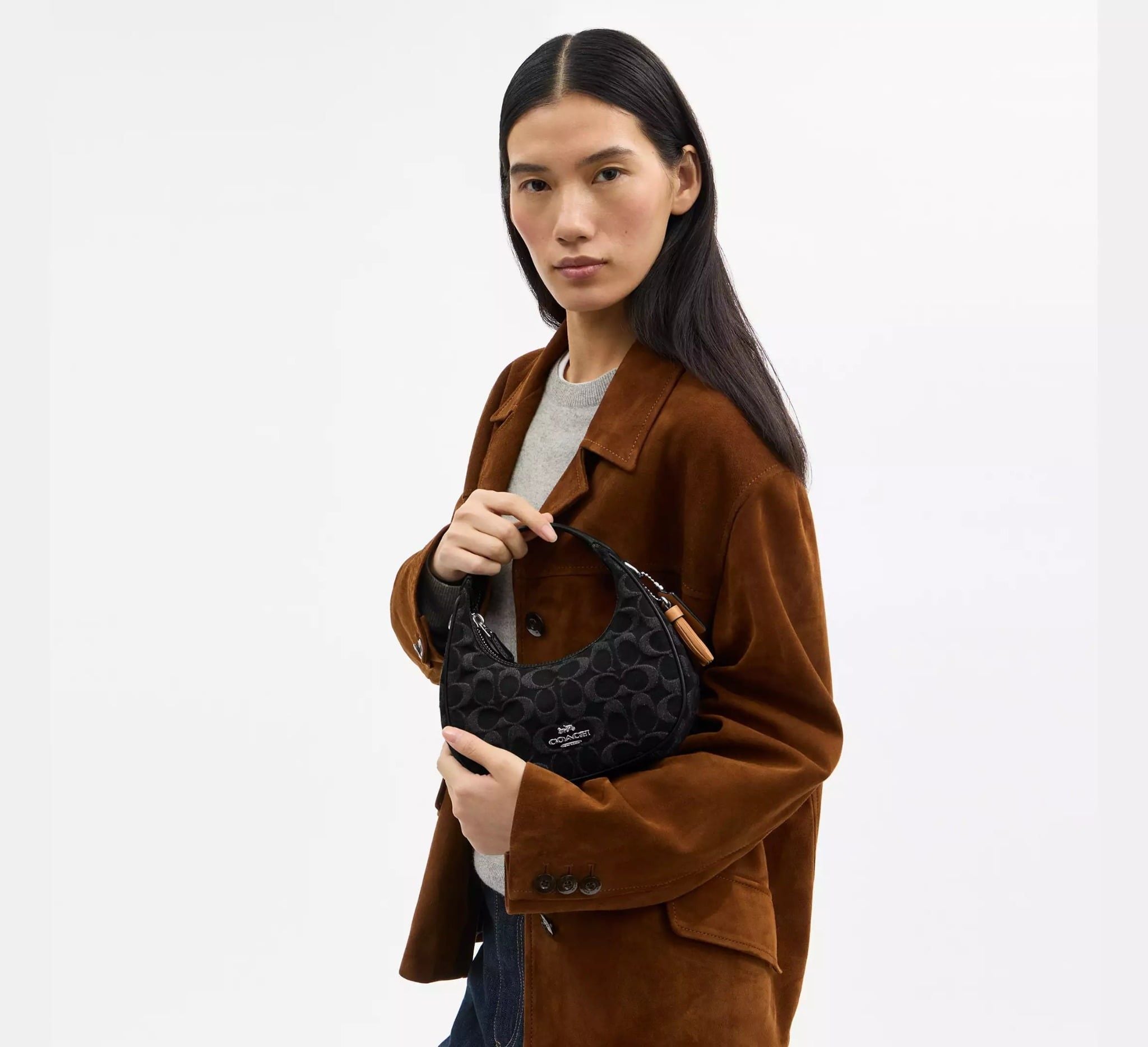  Túi Nữ Coach Carmen Mini Crossbody Bag 'Black' 