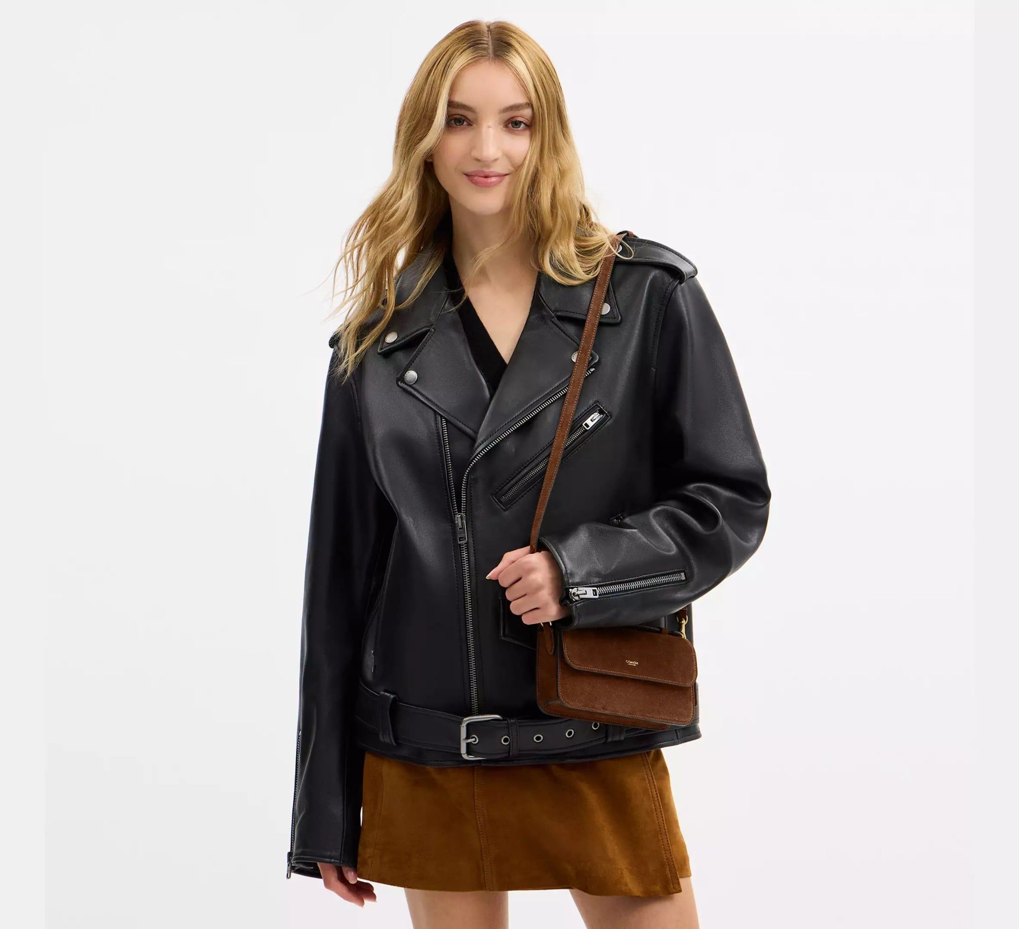  Túi Nữ Coach Elora Top Handle Crossbody 'Brass' 